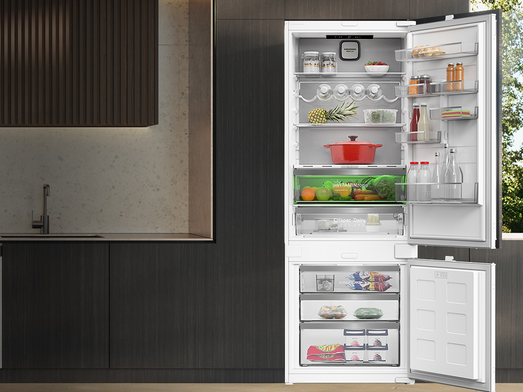 Leiser Kühlschrank mit viel Platz für Lebensmittel