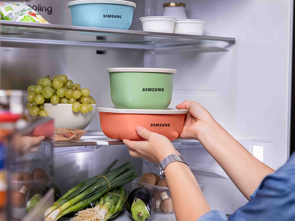 Nachhaltige Frischhalteboxen für die Samsung Bespoke Küche