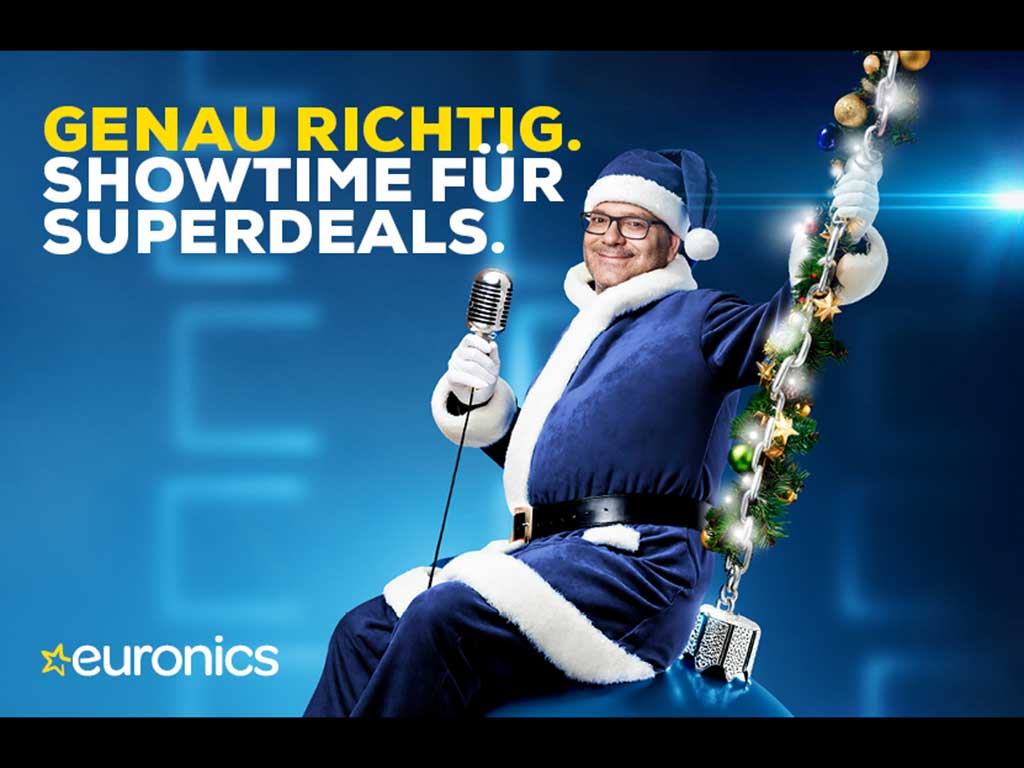 Euronics Weihnachtskampagne mit Elton.