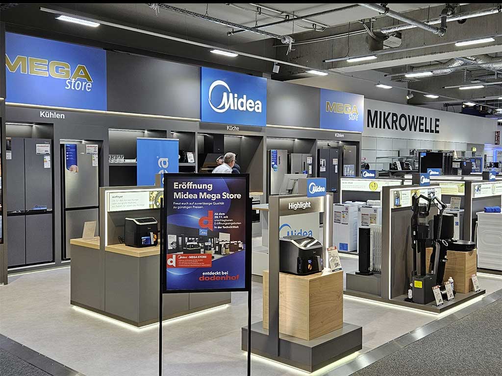 Midea Megastore bei dodenhof in Posthausen