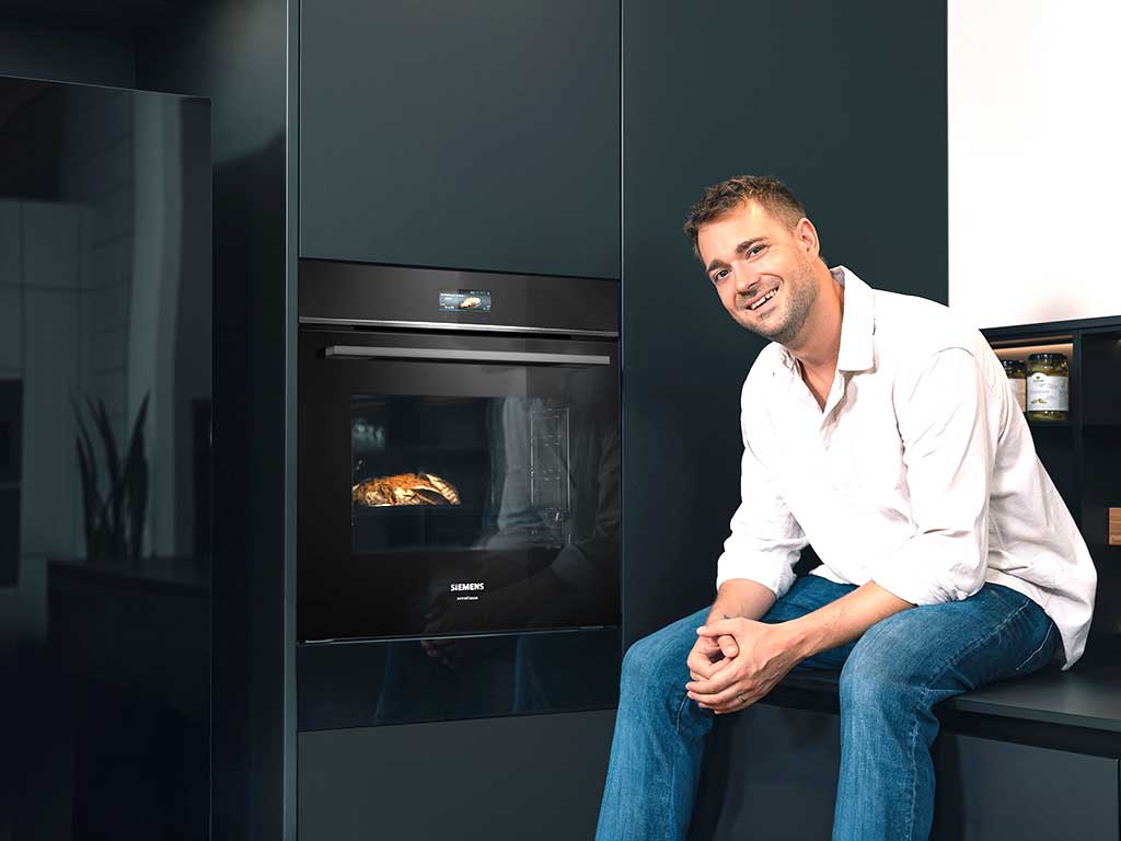 Siemens Backofen mit Jo Semola Werbeaktion.