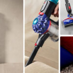 Dyson V10 Konical Staubsauger mit Selbstentleerung.