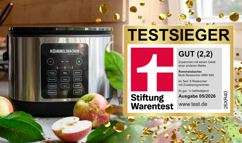 StiWa-Testsieg für Rommelsbacher Reiskocher