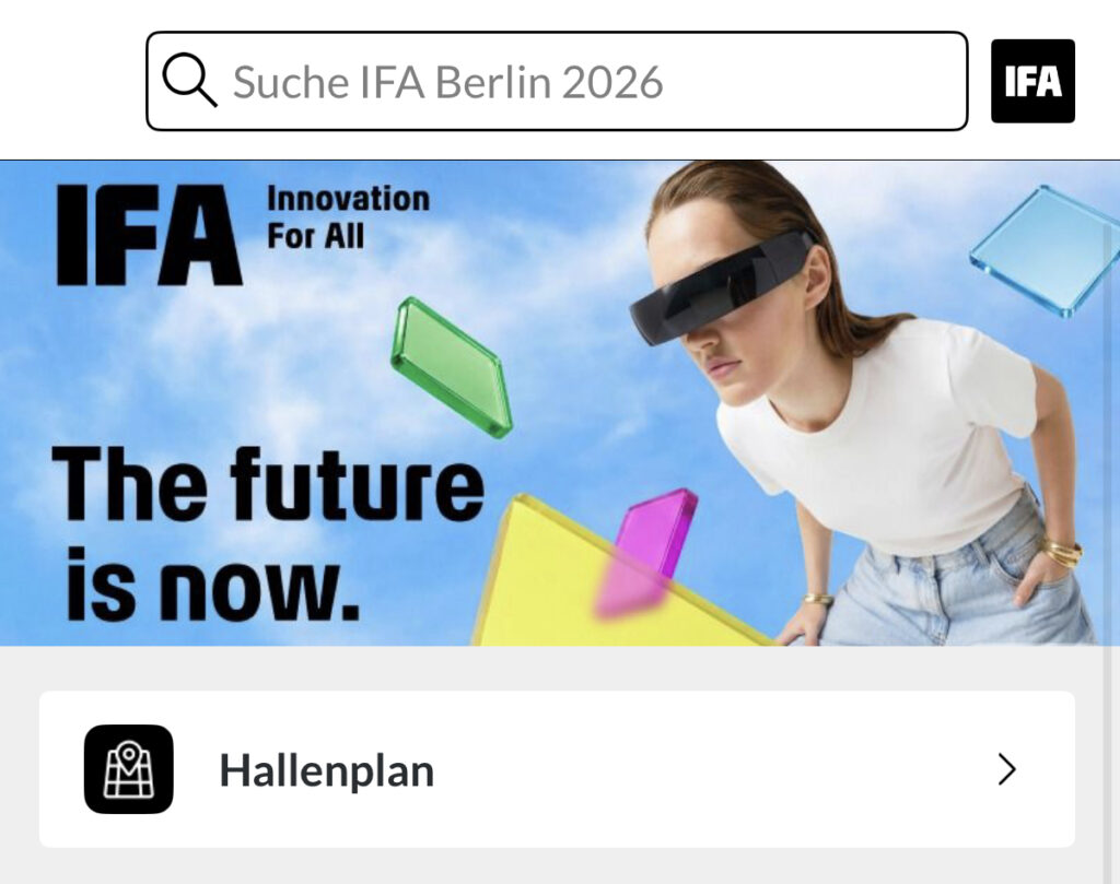 IFA App 2026 für iOS und Android verfügbar