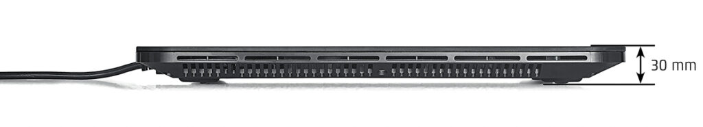 Casio Induktionskochfeld nur 30 mm hoch.