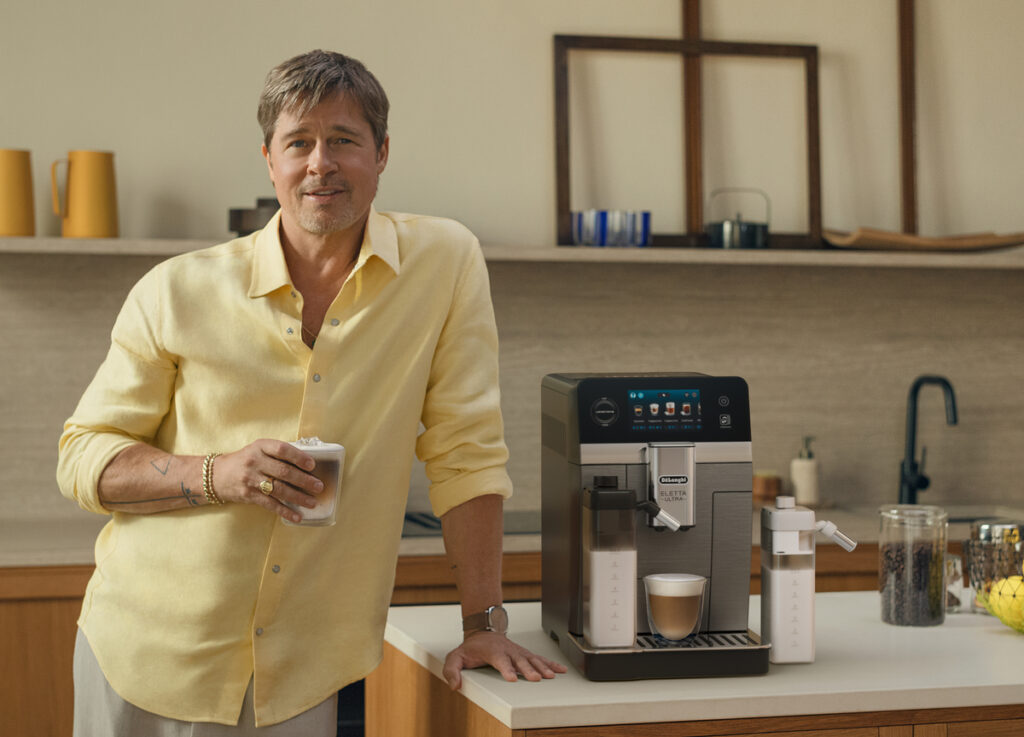 Neue De'Longhi-Kampagne mit Brat Pitt