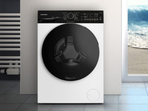 Grundig präsentiert Waschmaschinen mit eingebautem Mikroplastikfilter