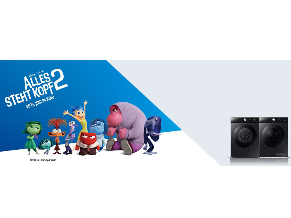 Neue Videokampagne von Samsung Hausgeräte mit Disney- und Pixar-Film