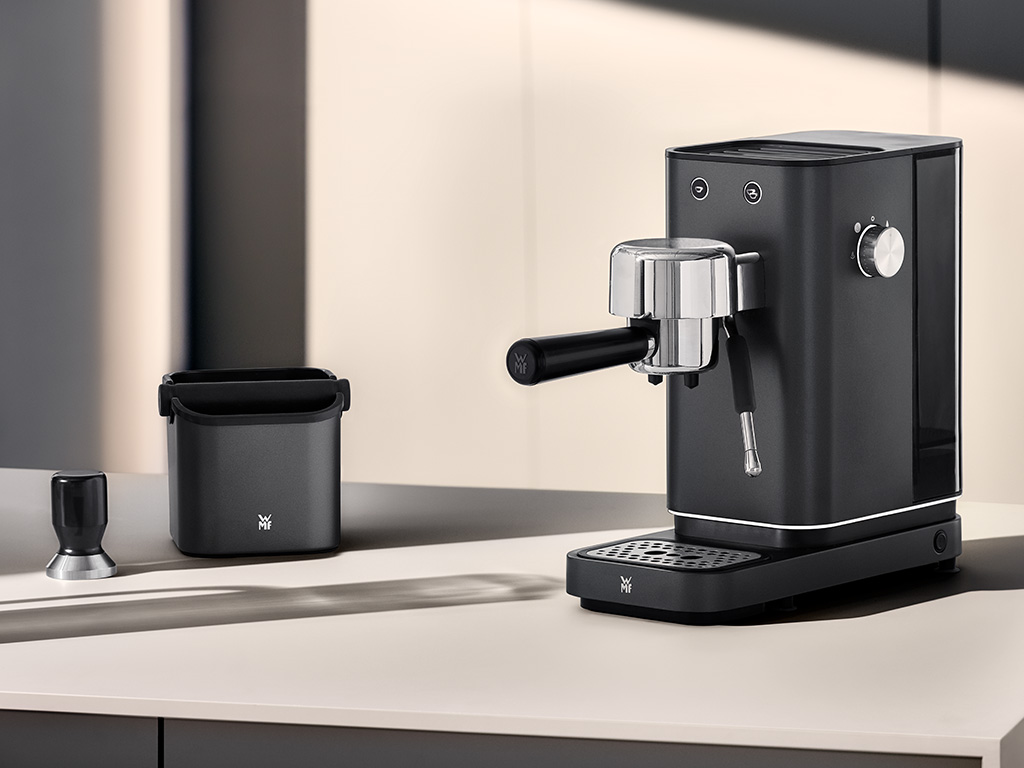 WMF Lumero Espresso Siebträgermaschine in elegantem Stone Grey