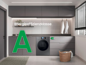 Acht neue Samsung Trockner erreichen EU-Energieeffizienzklasse A