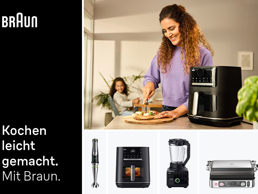 Kochen leicht gemacht: Braun startet neue Markenkampagne