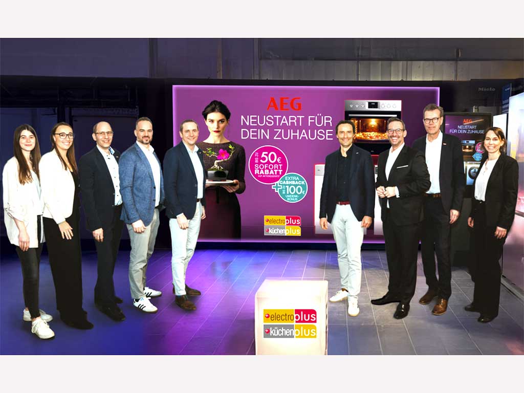 AEG und electroplus starten gemeinsame Marketingskampagne