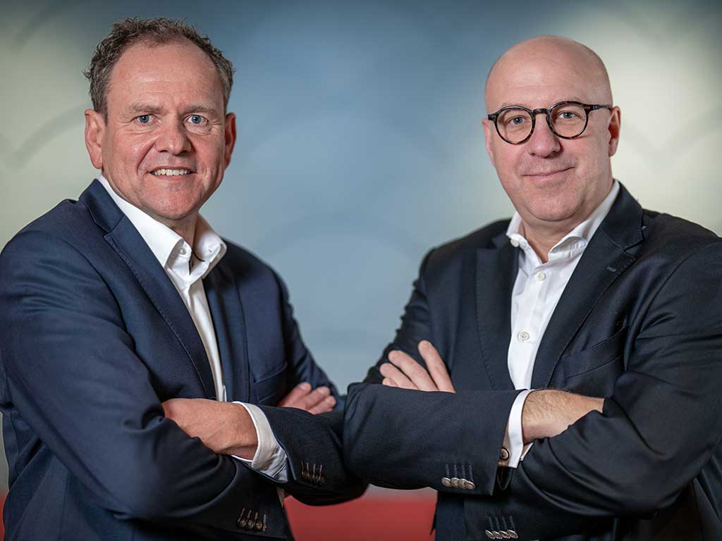 Frank Duijst (links) wird zum 1. Mai 2026 die Position des Chief Executive Officer (CEO) von Martin Richrath übernehmen.
