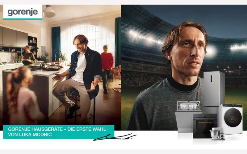 Fussballstar Luka Modrić ist Markenbotschafter für Gorenje
