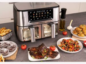 Rommelsbacher Doppel Heißluft-Fritteuse FRH 2650 XXL