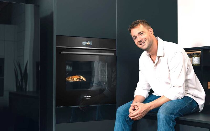 Siemens Backofen mit Jo Semola Werbeaktion.