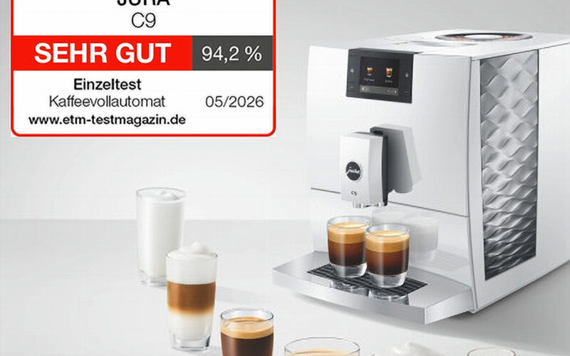 JURA C9 Kaffeevollautomat Testsierbei ETM