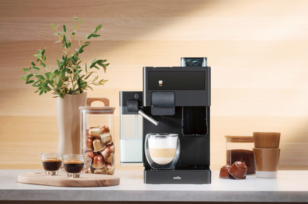 Wilfa Volo Multi Grid, Kaffeevollautomat für alle Kaffeesystem-Varianten.