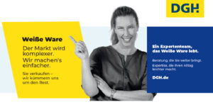 DGH Großhandel jetzt auch mit Weißer Ware Großgeräten