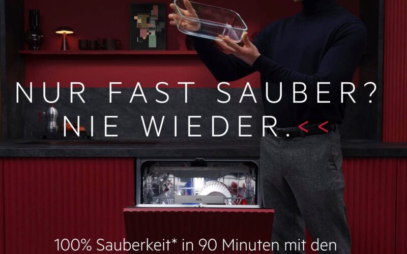 AEG Spülmaschinen-Kampagne