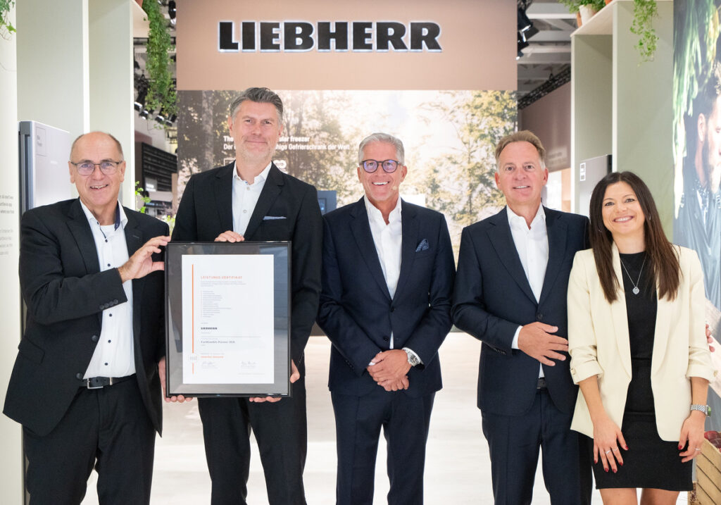 Liebherr wieder Fachhandelsmarke Nr. 1